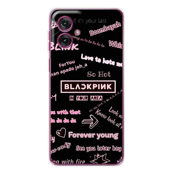 Чехол с принтом «BLACKPINK» для Motorola Moto G55