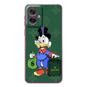 Чехли для Motorola Moto G55 - Скрудж МакДак Louis Vuitton (PREMIUMPrint) (Богата Утка)