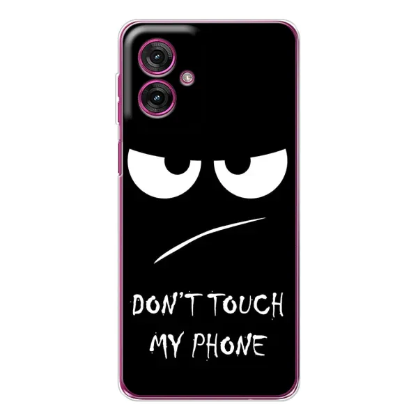 Чехол с принтом «Dont Touch» для Motorola Moto G55 Чехол с принтом «Dont Touch» для Motorola Moto G55