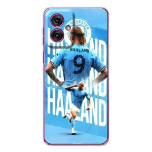Чехлы с футболистом Ерлинг Холанд для Motorola Moto G55 (AlphaPrint) (Erling Haaland)