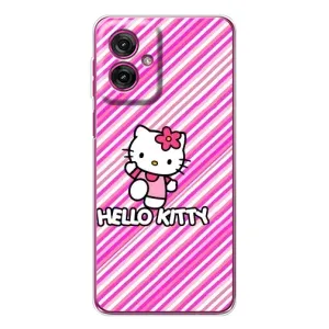 Чохол з принтом «Hello Kytty» для Motorola Moto G55