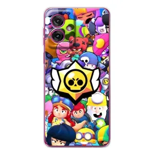 Чехол для Motorola Moto G55 Бравл Старс (VPrint)