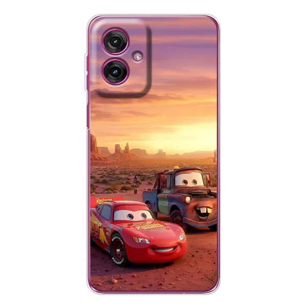 Чехол с принтом «Маквин и Метр» для Motorola Moto G55 Чехол с принтом «Маквин и Метр» для Motorola Moto G55