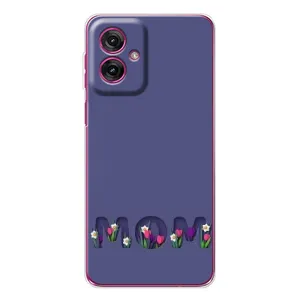 Чохли для мами на Motorola Moto G55 (Мама в квітах)