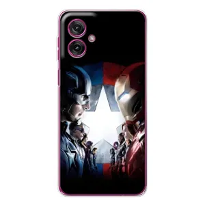 Чохол з принтом «Марвел стайл» для Motorola Moto G55