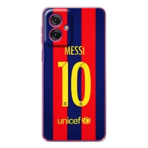Чехлы Месси для Motorola Moto G55 (AlphaPrint) (Messi Barca 10)