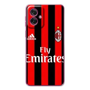 Чехлы для Motorola Moto G55 (VPrint) - Футбольные клубы (Milan)