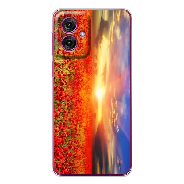 Чехол с принтом «Поле тюльпанов» для Motorola Moto G55 Чехол с принтом «Поле тюльпанов» для Motorola Moto G55