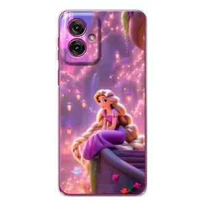 Чохол Рапунцель для Motorola Moto G55 (Рапунцель у замку)