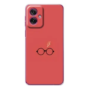 Чохол з принтом «шрам та окуляри» для Motorola Moto G55