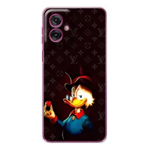 Чехли для Motorola Moto G55 - Скрудж МакДак Louis Vuitton (PREMIUMPrint) (Скрудж з ботліантом)