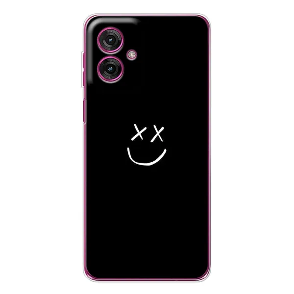 Чехол с принтом «Смайл» для Motorola Moto G55 Чехол с принтом «Смайл» для Motorola Moto G55