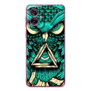 Чехол с принтом «Сова с глазом» для Motorola Moto G55
