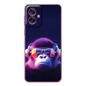 Чохол з Мавпами Motorola Moto G55 - (AlphaPrint) (Стильна мавпа)