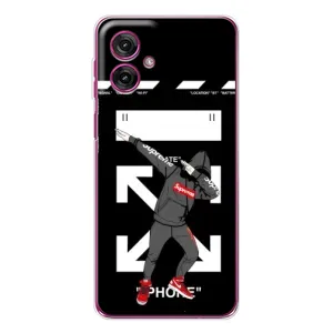 Чехол для Motorola Moto G55 с картинкой Supreme (AlphaPrint)