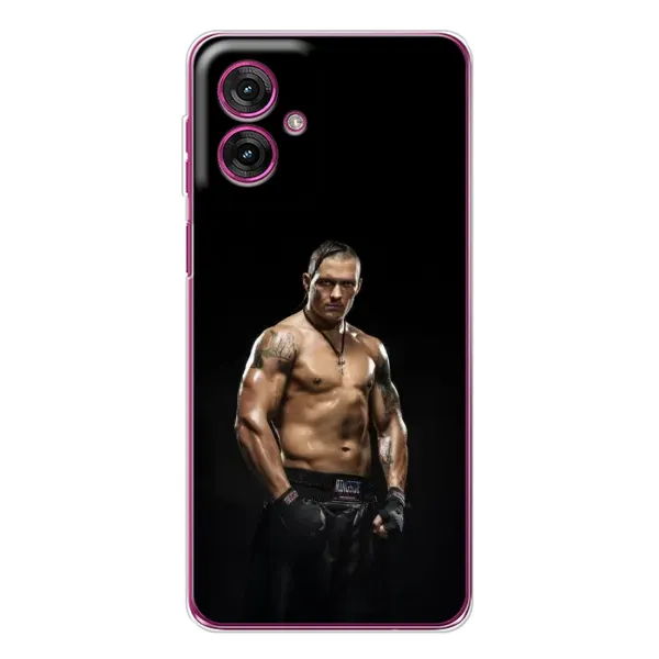 Чехол с принтом «Чемпион Александр Усик» для Motorola Moto G55