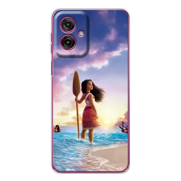 Чехол с принтом «Моана с веслом» для Motorola Moto G55 Чехол с принтом «Моана с веслом» для Motorola Moto G55