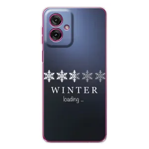 Зимні Чохли для Мото G55 - прозорий фон (Winter loading)
