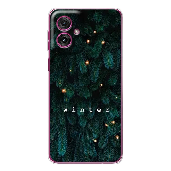 Чехол с принтом «Winter» для Motorola Moto G55