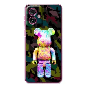 Чохли для Motorola Moto G55 - Bearbrick Louis Vuitton (PREMIUMPrint) (Яскравий Bearbrick)