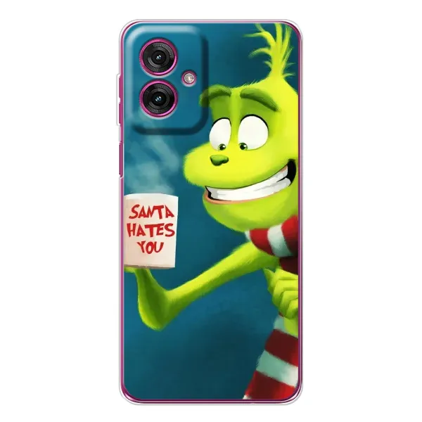 Чохол з принтом «Зелений Грінч» для Motorola Moto G55