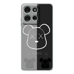 Чохли для Motorola MOTO G56 - Bearbrick Louis Vuitton (PREMIUMPrint) (БеарБрік очі)