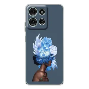 Чехлы (ART) Цветы на Motorola MOTO G56 (VPrint) (Квіти на голові)