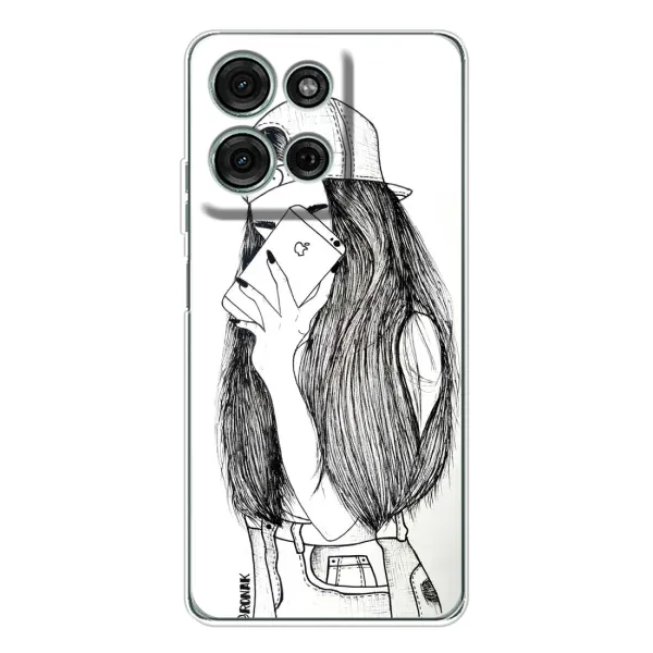 Чохол з принтом «Фото дівчини» для Motorola MOTO G56 Чохол з принтом «Фото дівчини» для Motorola MOTO G56