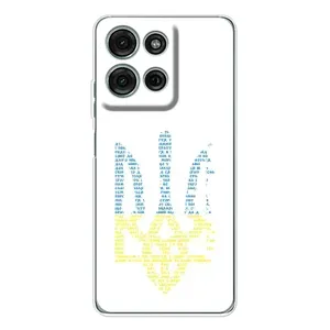 Чехлы для Motorola MOTO G56  Укр. Символика (AlphaPrint) (Герб из букв)