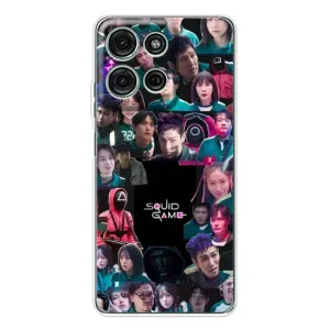 Чохол Гра в кальмара для Motorola MOTO G56 (Колаж Гра кальмара)