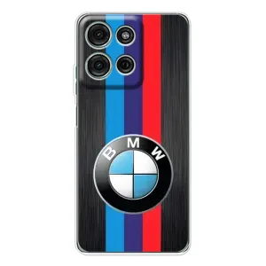 Чохол для Мото Джі56 - з принтом БМВ (AlphaPrint) (Лого BMW)