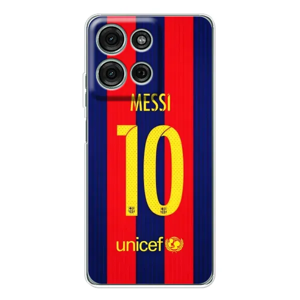 Чохол з принтом «Messi Barca 10» для Motorola MOTO G56 Чохол з принтом «Messi Barca 10» для Motorola MOTO G56