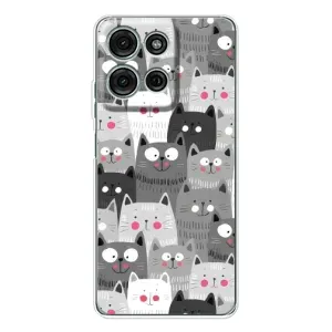 Чехлы с Котиками для Motorola MOTO G56 (VPrint) (Рисованные котики)