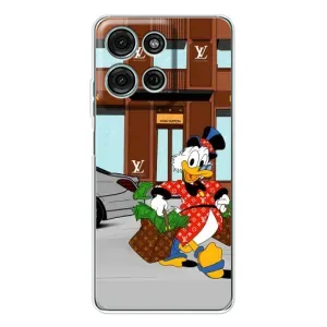 Чехли для Motorola MOTO G56 - Скрудж МакДак Louis Vuitton (PREMIUMPrint) (Скрудж ЛВ)