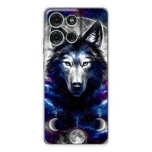 Защитные чехлы для Мото Джи56 (AlphaPrint) (ХИТ продаж) ВОЛК (Волк)