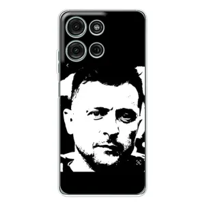 Чохол з принтом «Зеленский АРТ» для Motorola MOTO G56