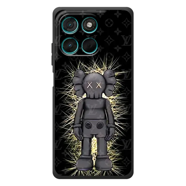 Чехол с принтом «Bearbrick LV» для Motorola Moto G57 Power