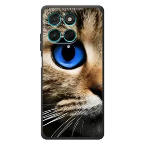 Чехлы с Котиками для Motorola Moto G57 Power (VPrint) (Глаз кота)