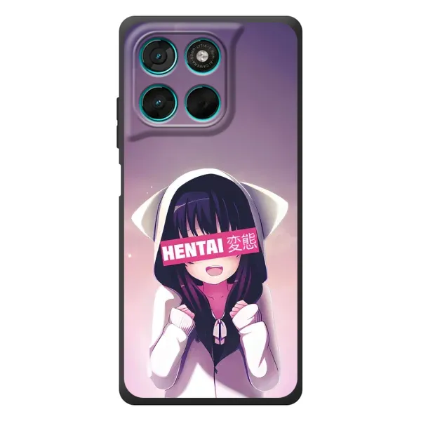 Чехол с принтом «Hentai chan» для Motorola Moto G57 Power