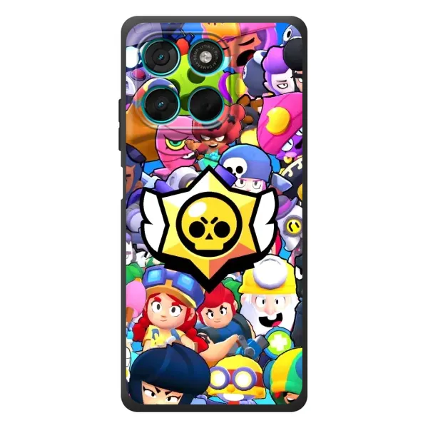 Чехол с принтом «Лого Brawl Stars» для Motorola Moto G57 Power Чехол с принтом «Лого Brawl Stars» для Motorola Moto G57 Power
