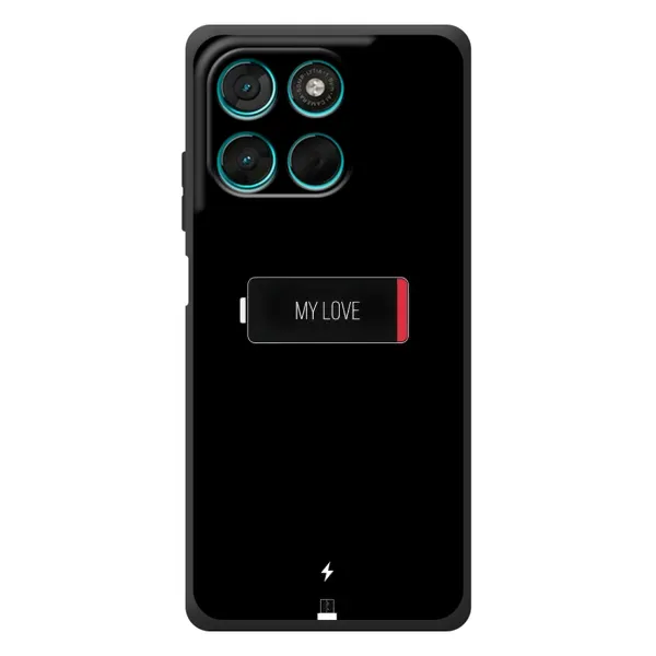 Чехол с принтом «Love battery» для Motorola Moto G57 Power