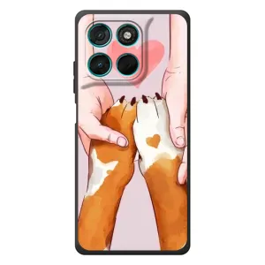 Чехол с принтом «Любовь к собакам» для Motorola Moto G57 Power
