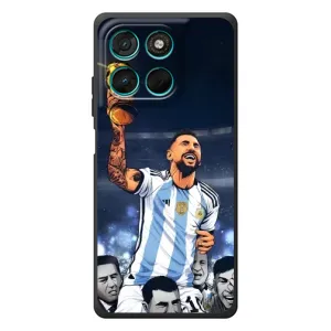 Чохли для Motorola Moto G57 Power (Leo чемпіон) (AlphaPrint) (Мессі з кубком)