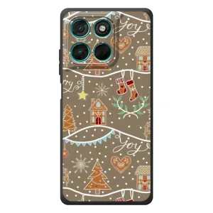 Новогодние, Праздничные Чехлы для Motorola Moto G57 Power - 2024 год (Новогодние пряники)