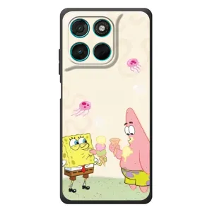 Чохол Губка Боб для Мо Motorola Мо G57 Павер (Патрік і Боб)