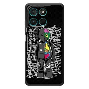 Чехол с принтом «Стиль Bearbrick» для Motorola Moto G57 Power