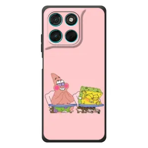 Чохол Губка Боб для Мо Motorola Мо G57 Павер (За партою)