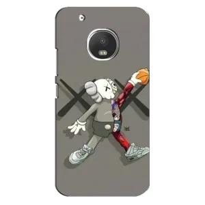 Чохли для Motorola MOTO G5s - Bearbrick Louis Vuitton (PREMIUMPrint) (Беарбрік Джордан)