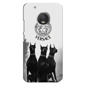 Чохли VERSACE для Моторола МОТО Дж5с (PREMIUMPrint) (Доберман Версаче)