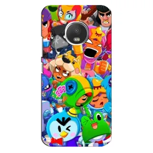 Чехол для Motorola MOTO G5s Бравл Старс (VPrint) (Герої Бравл Старс)